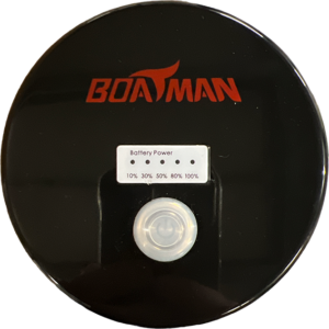 Couvercle du compartiment à piles avec bouton marche/arrêt externe